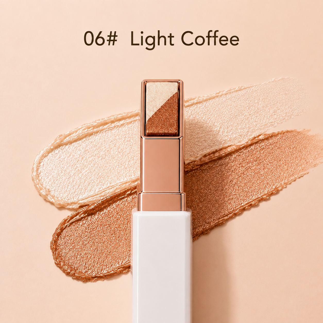 Dual-Tone Velvet Gradient Eyeshadow Stick