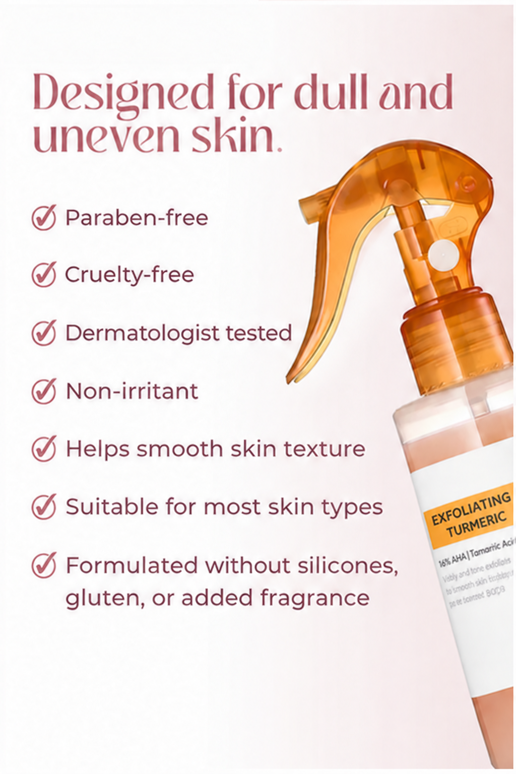 Peel Spray - Kojic + Turmeric Body Peel Spray
