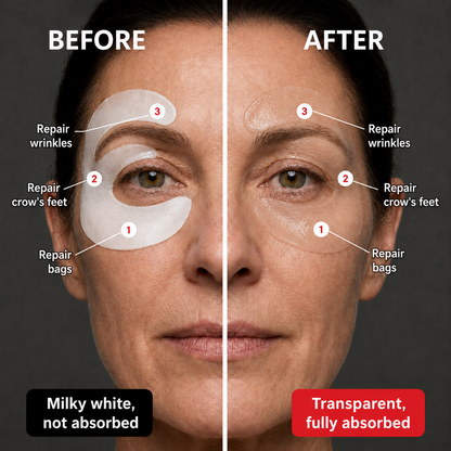 The 3-Zone Collagen Peptide Eye Mask