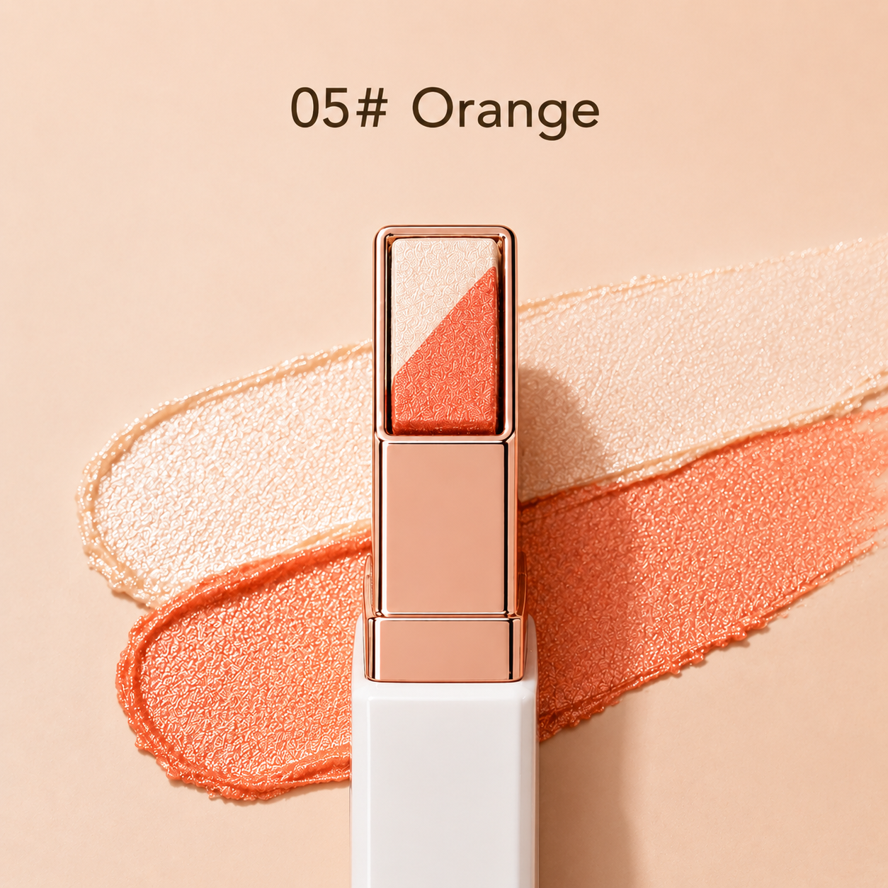 Dual-Tone Velvet Gradient Eyeshadow Stick